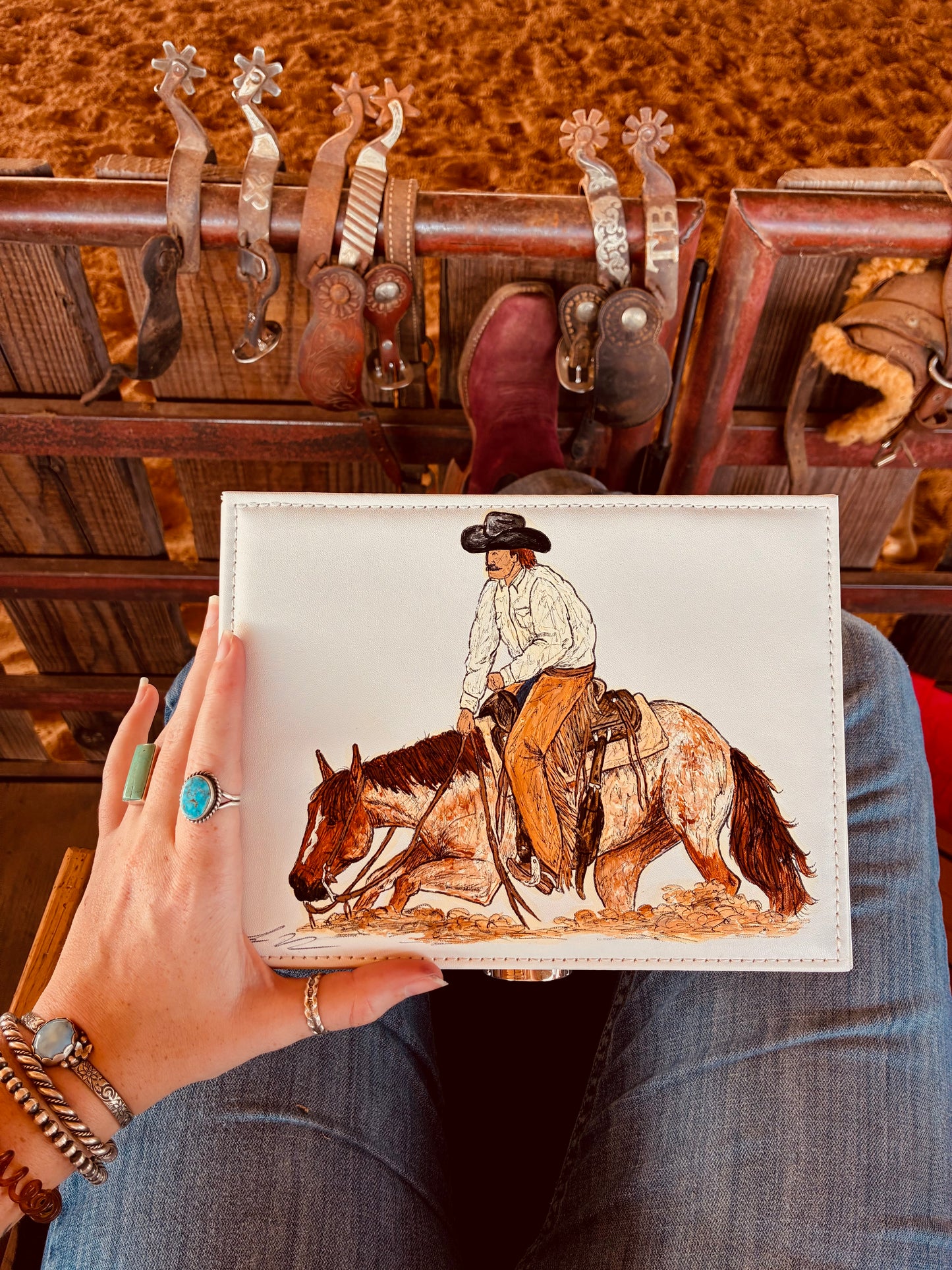 Tracking White Jewelry Box