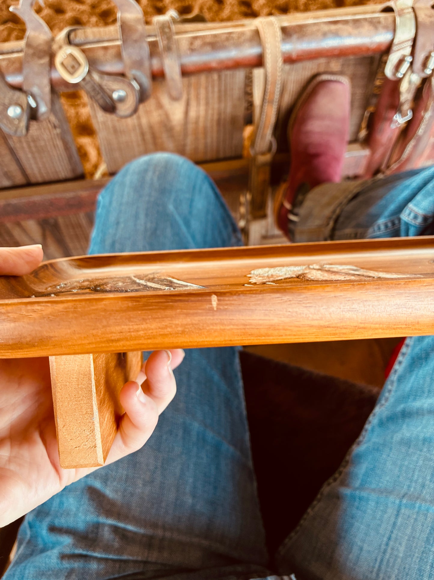 Tres Wooden Decorative Tray