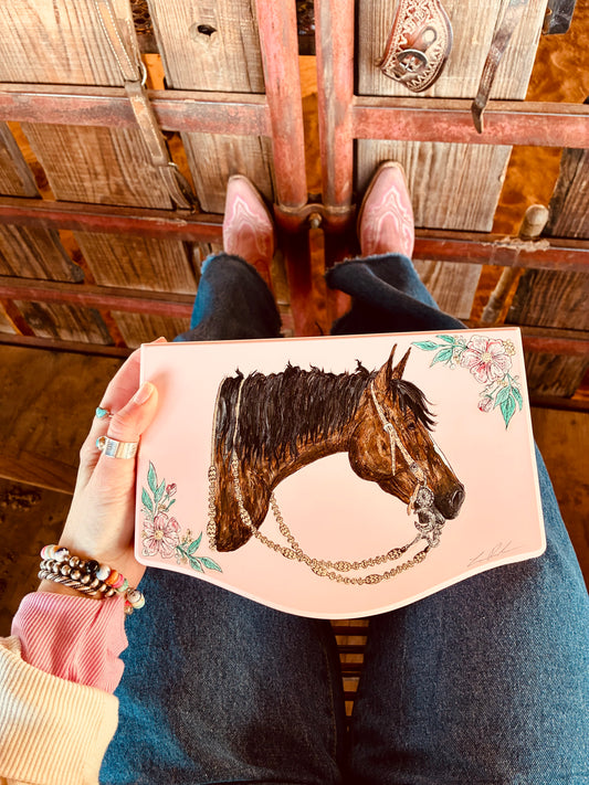 Scarlett HANDPAINTED Wooden Jewelry Music Box
