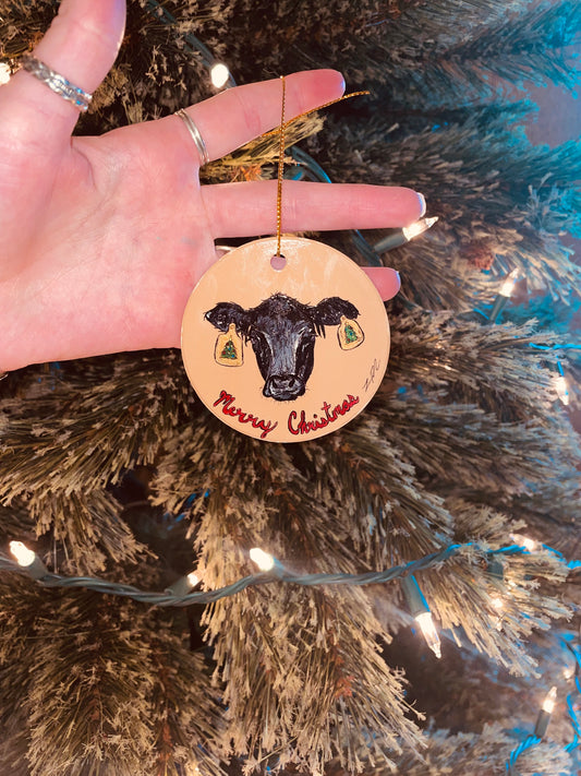 Angus Hanpainted Ornament