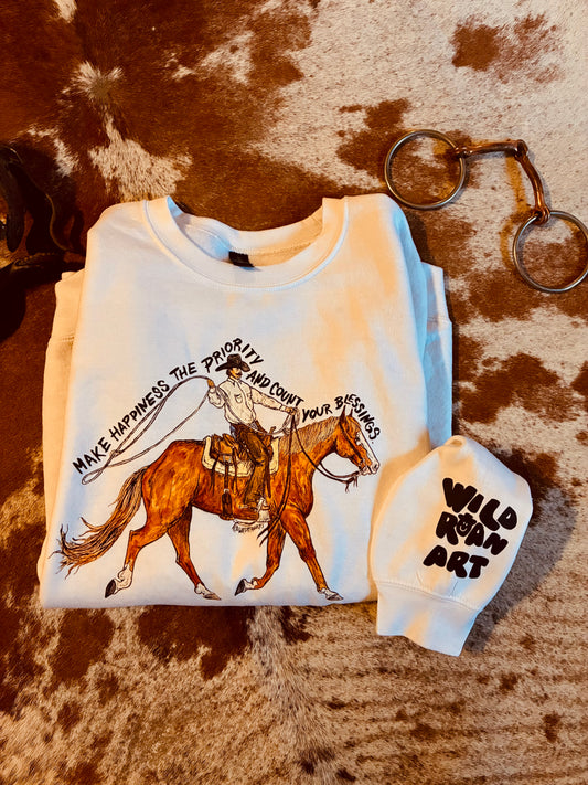 DISCOUNTED White Crewneck XL