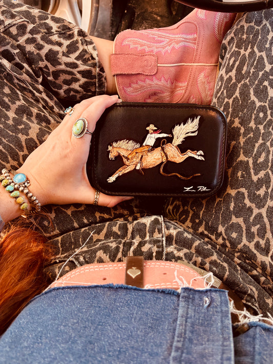 Vidalia Black Medium Jewelry Case