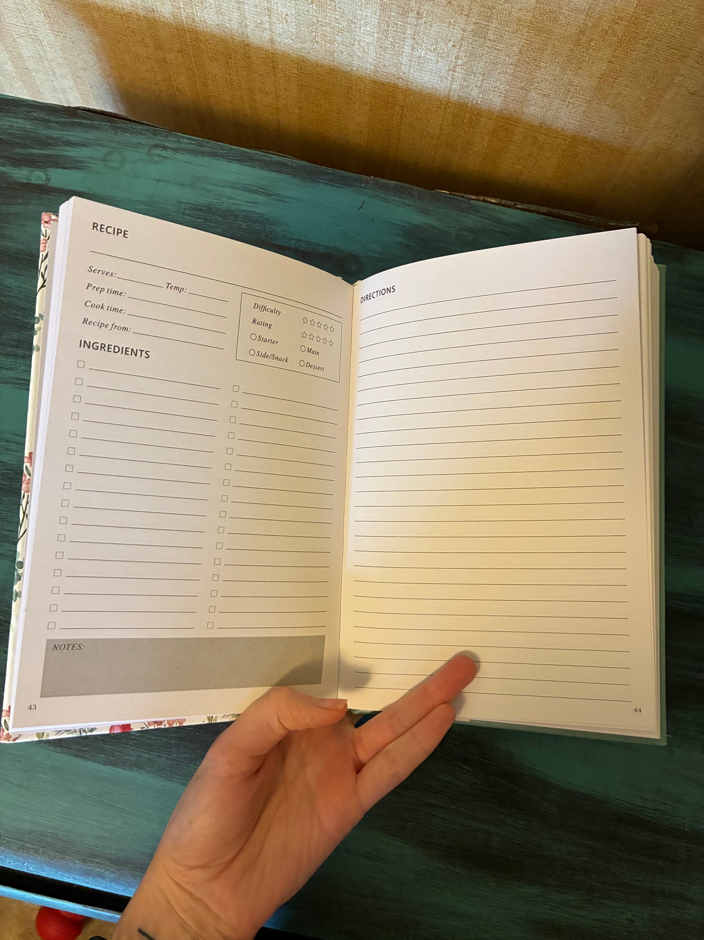 Floral Pony Recipe Book