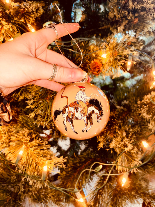 Wish List Large HANDPAINTED Ornament