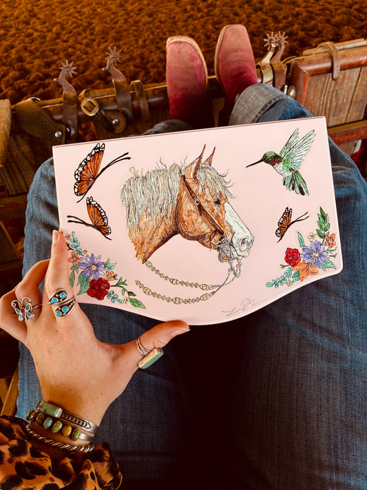 Penelope HANDPAINTED Wooden Jewelry Music Box