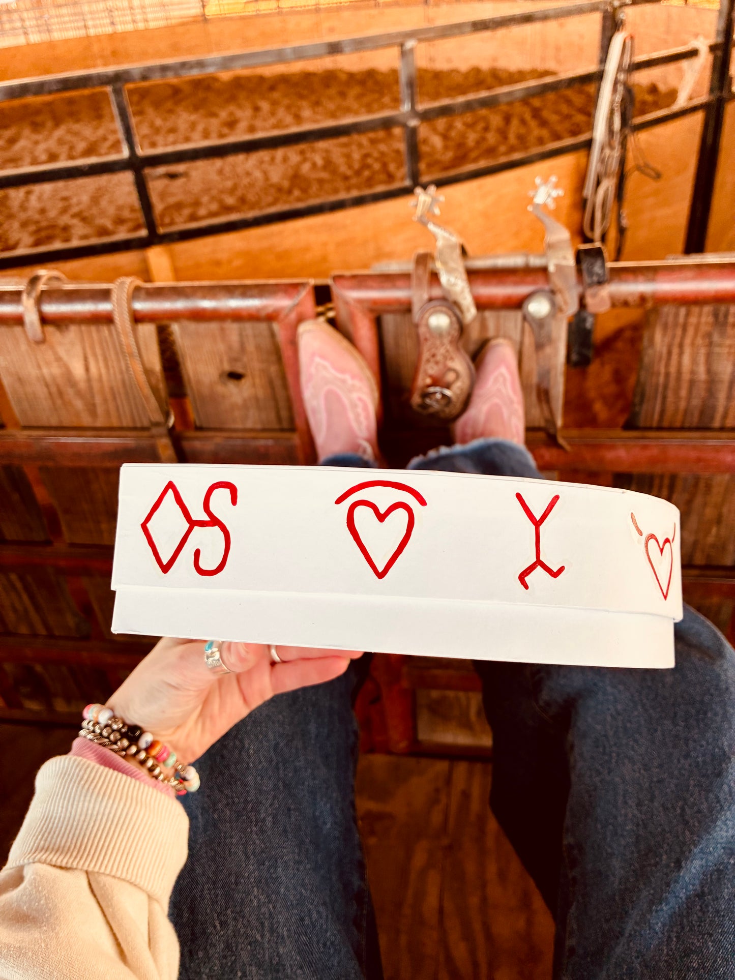 Cutter Handpainted Valentine’s Box