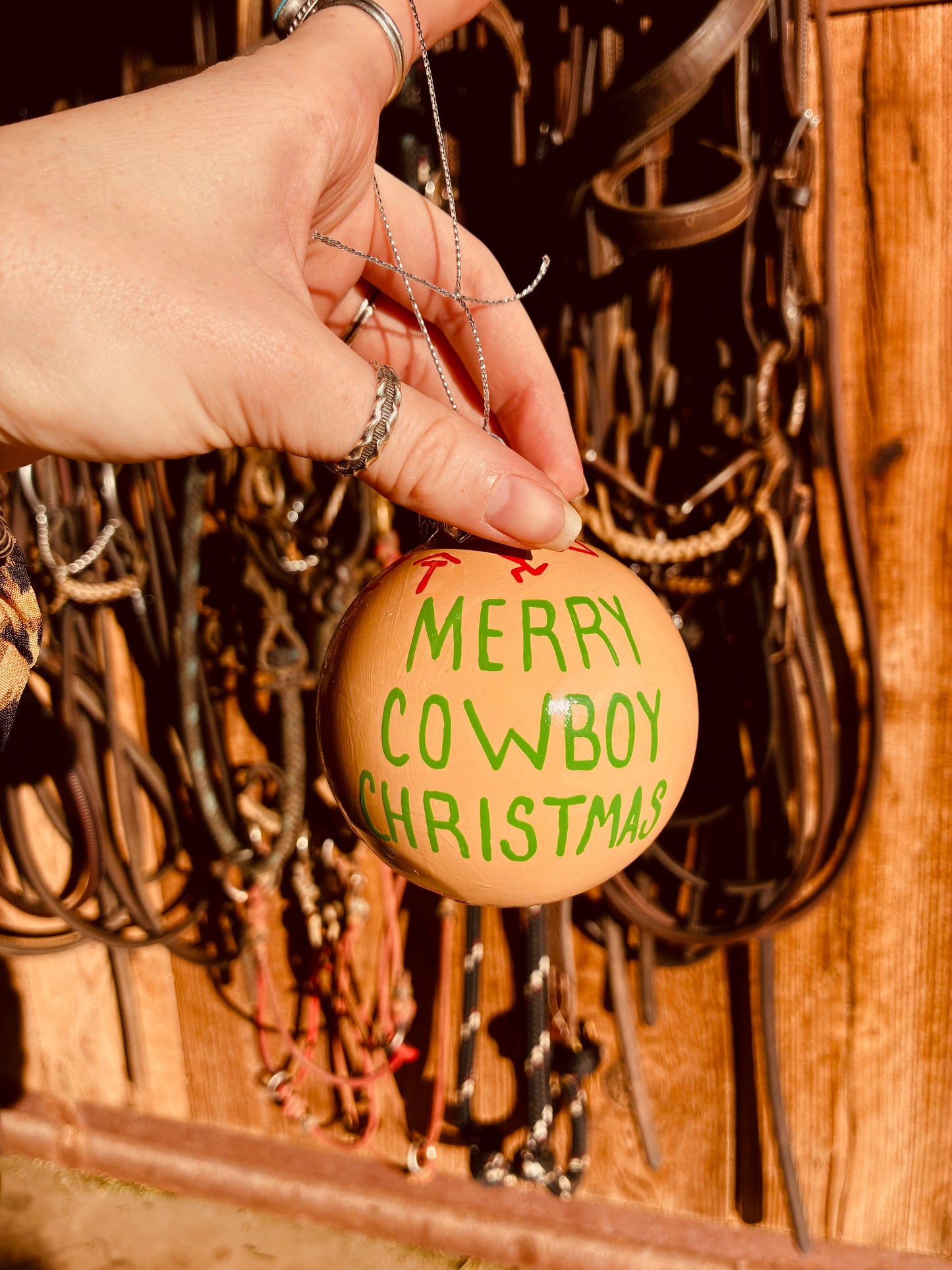 Perfect Tree Large HANDPAINTED Ornament