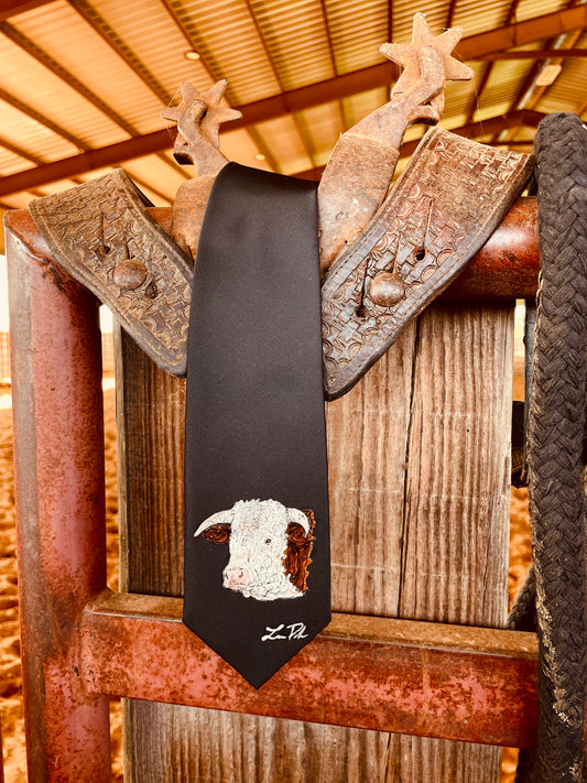 Hereford Handpainted Necktie