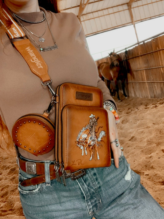 The Conway HANDPAINTED Wrangler Crossbody