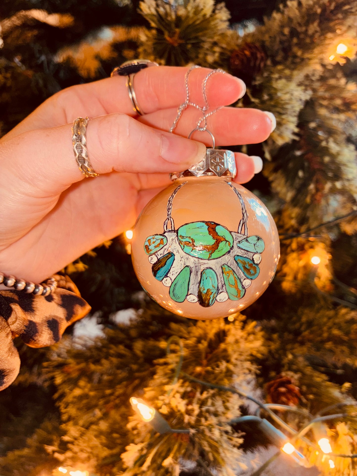 Cora Small HANDPAINTED Ornament