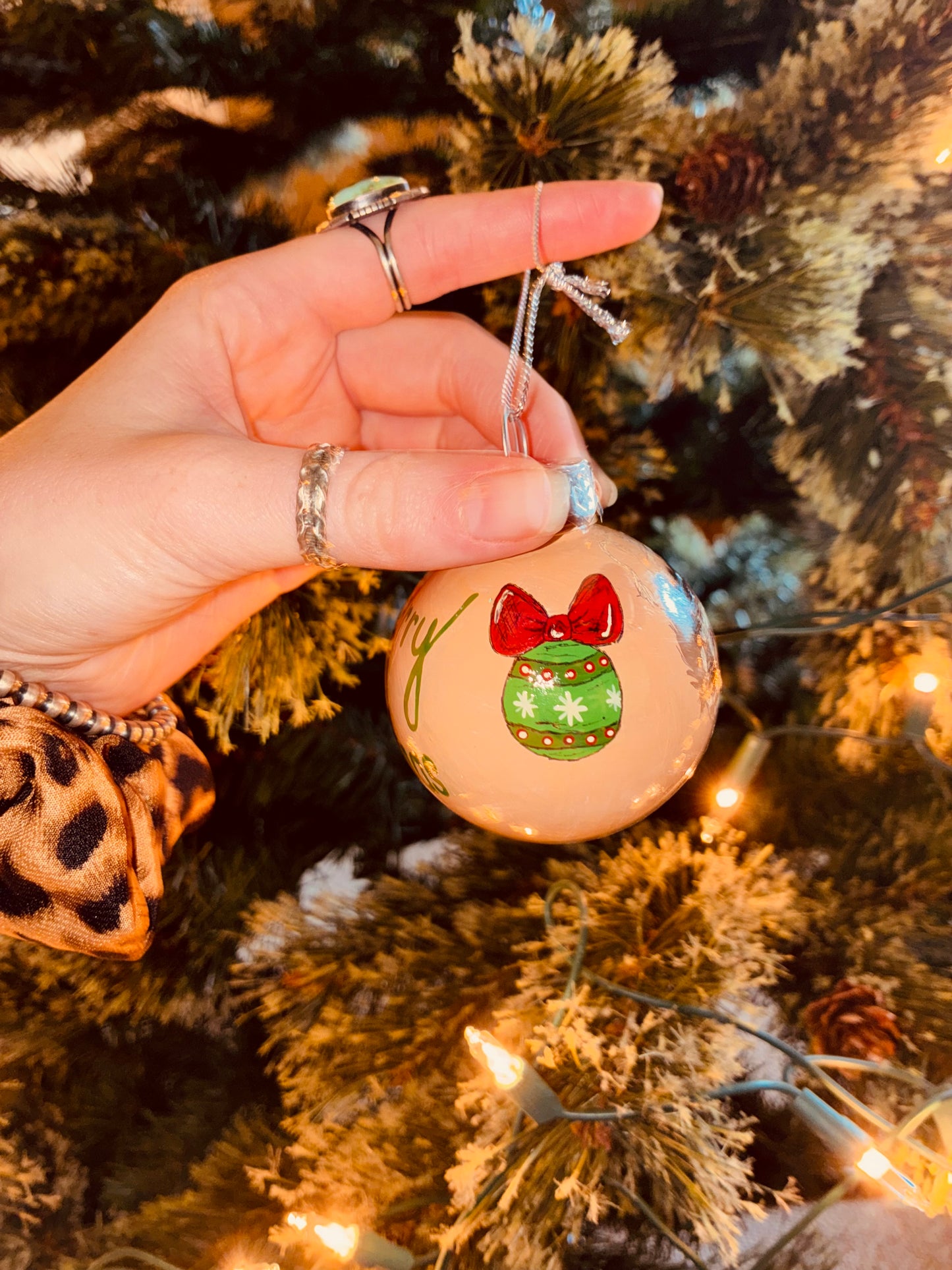 Jen Small HANDPAINTED Ornament