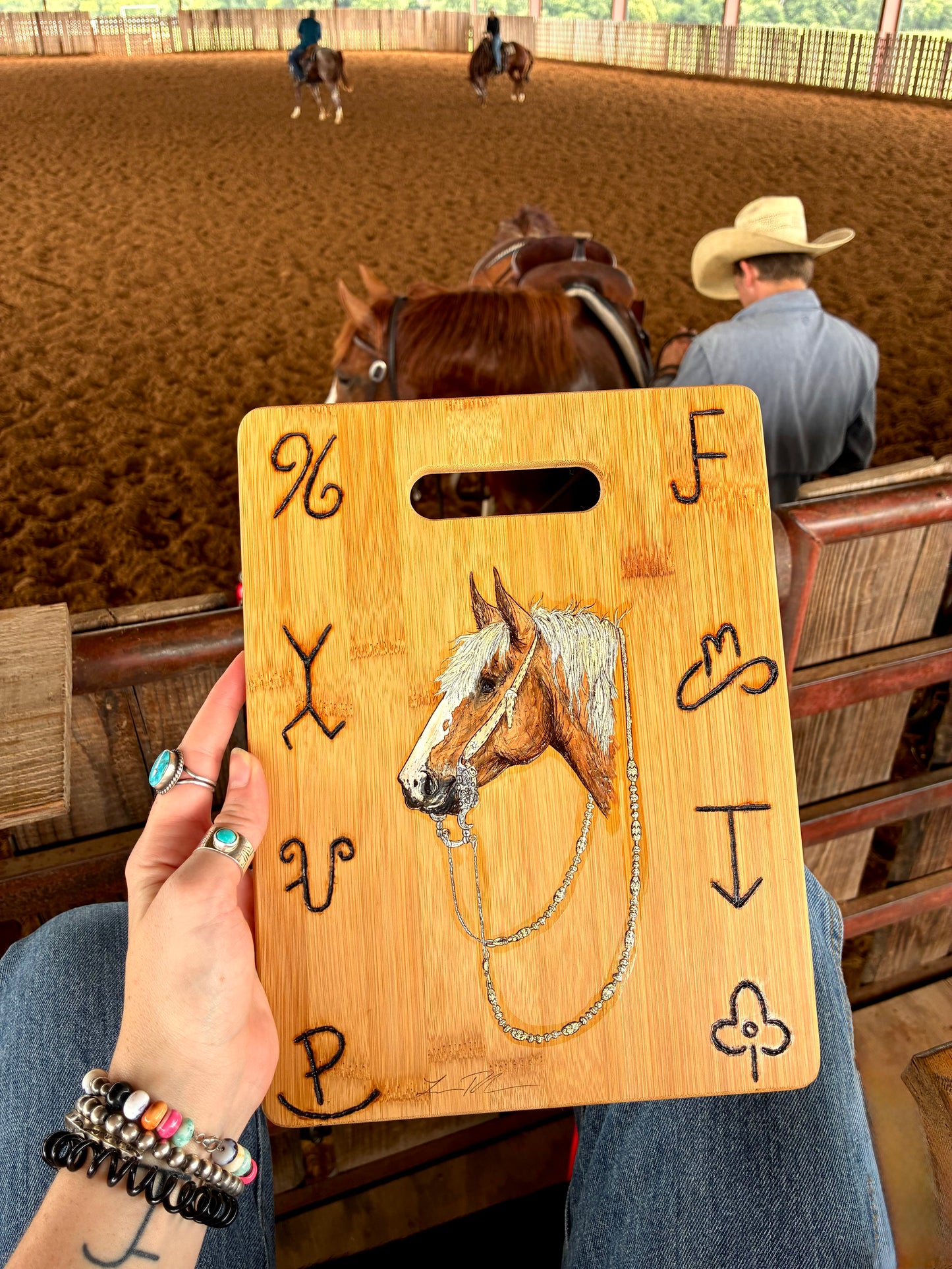 Palo Handpainted Cutting Board