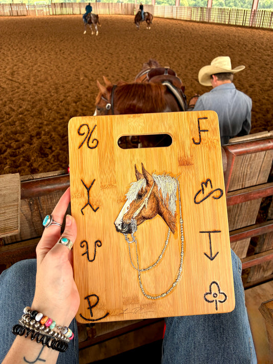 Palo Handpainted Cutting Board
