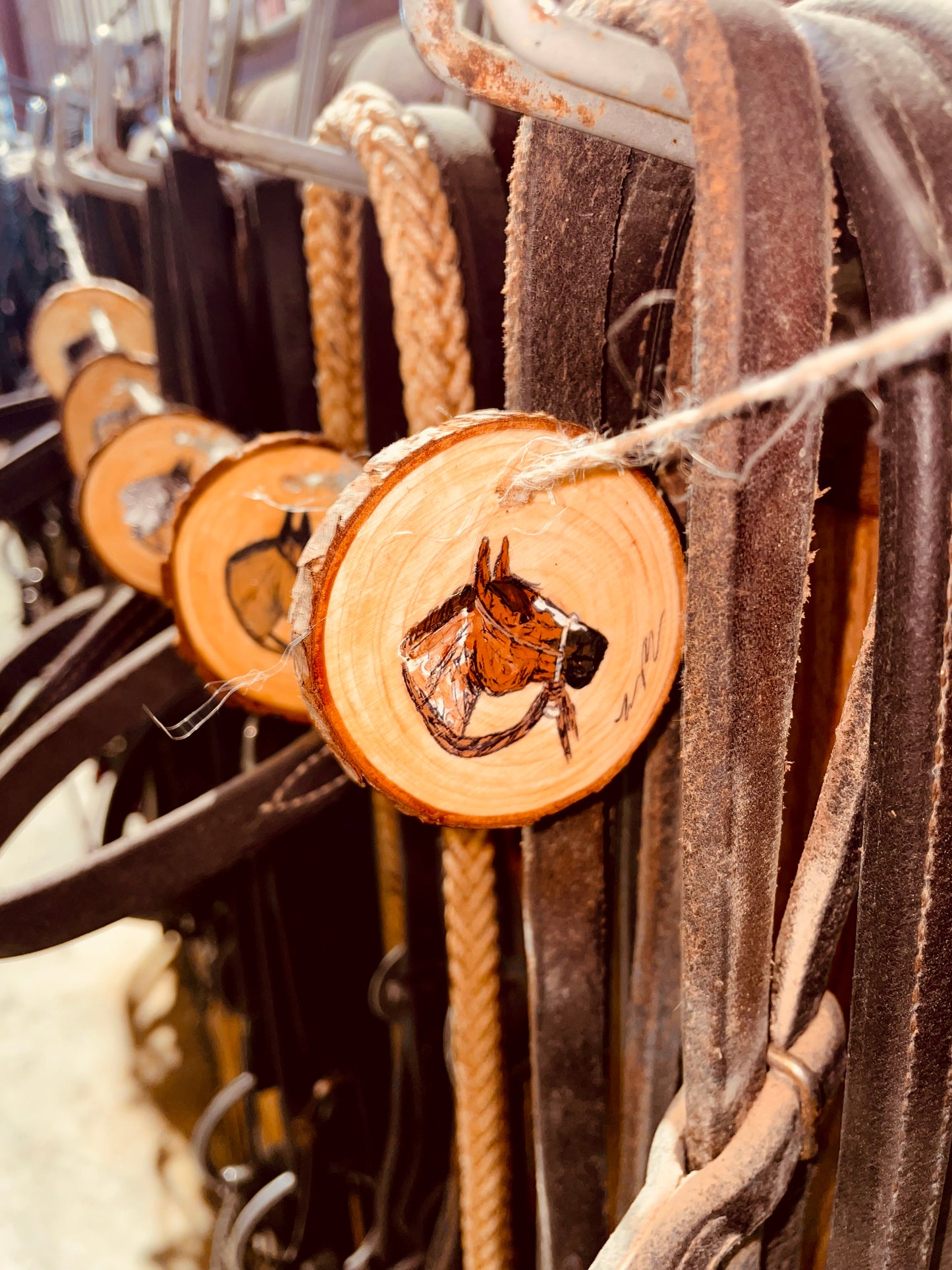 The Whole Herd Wooden Garland