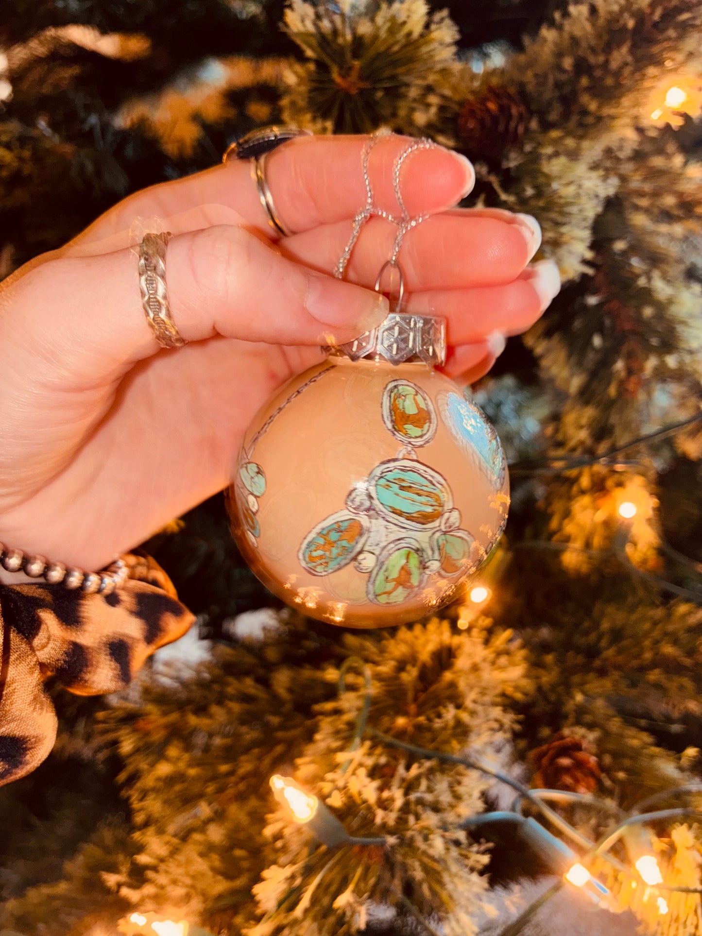 Cora Small HANDPAINTED Ornament