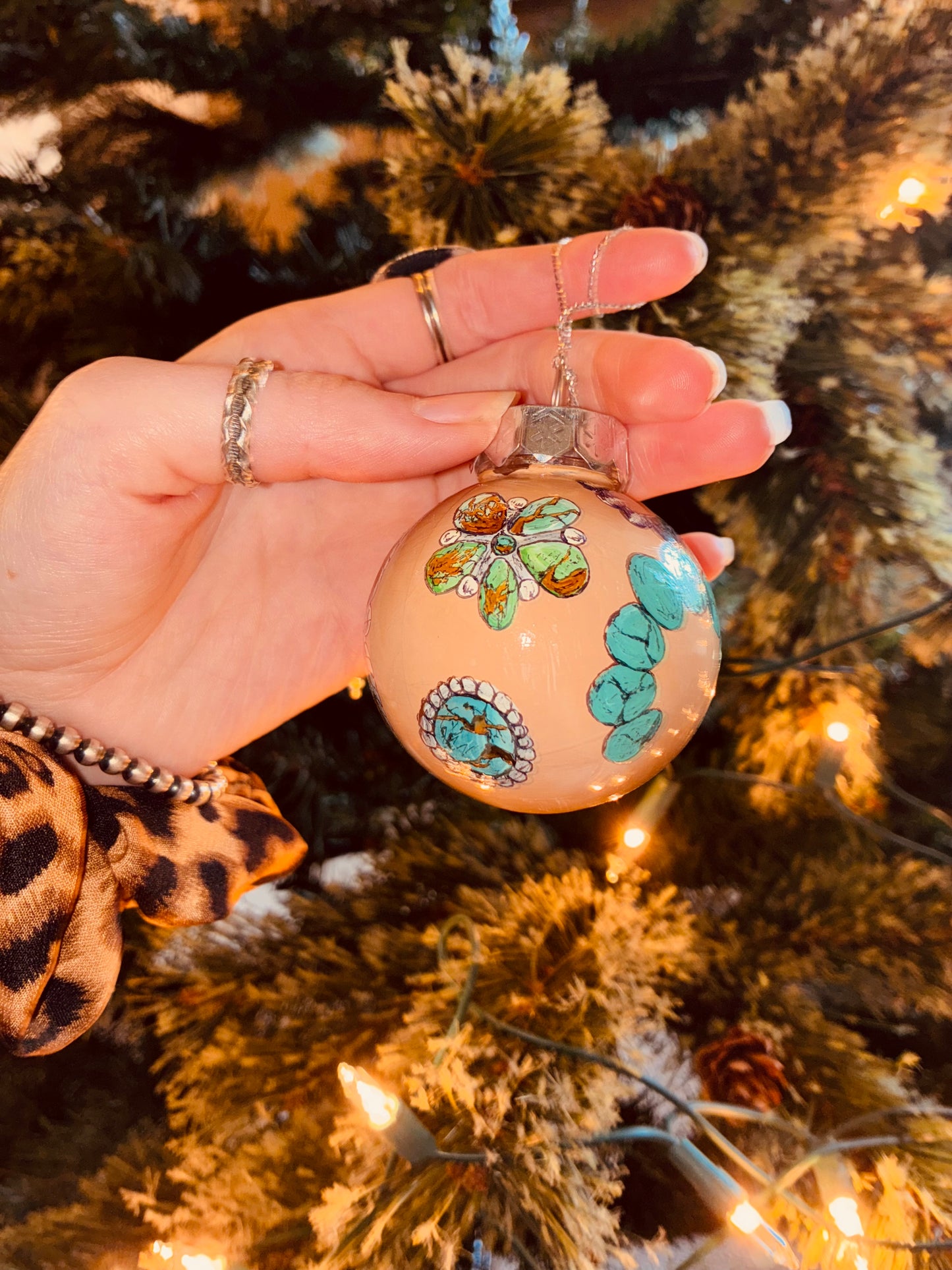 Lou Small HANDPAINTED Ornament