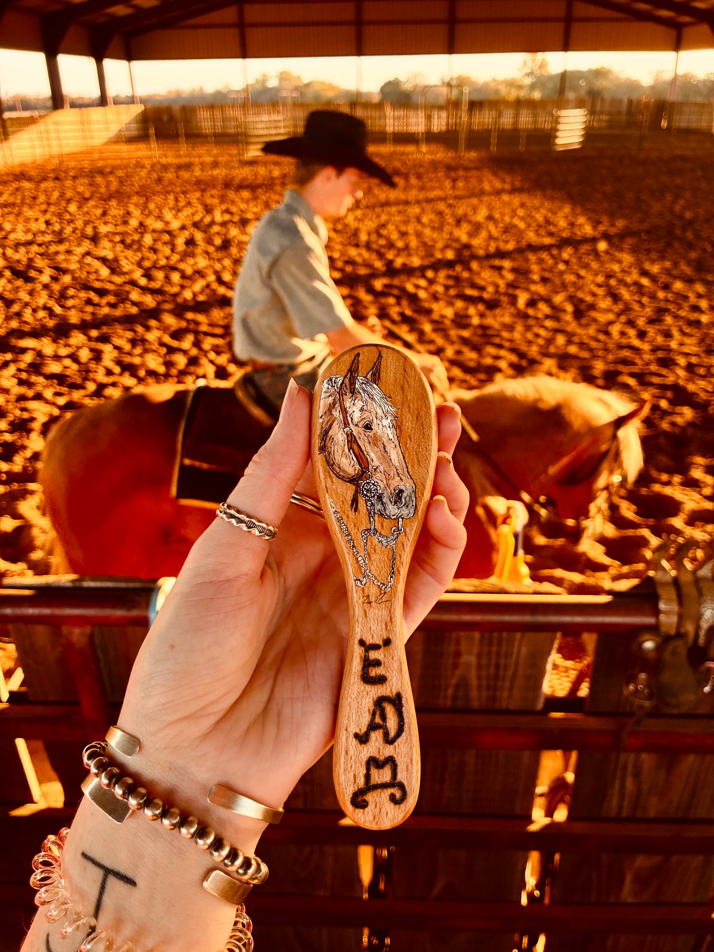 Pinto Wooden Baby Hair Brush