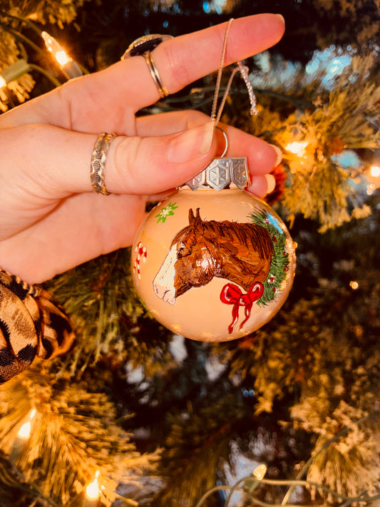 Frills Small HANDPAINTED Ornament