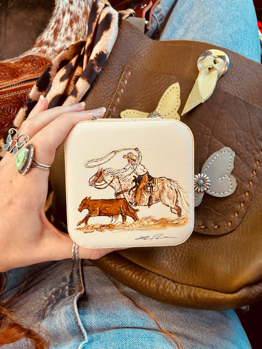 Looped White Mini Case