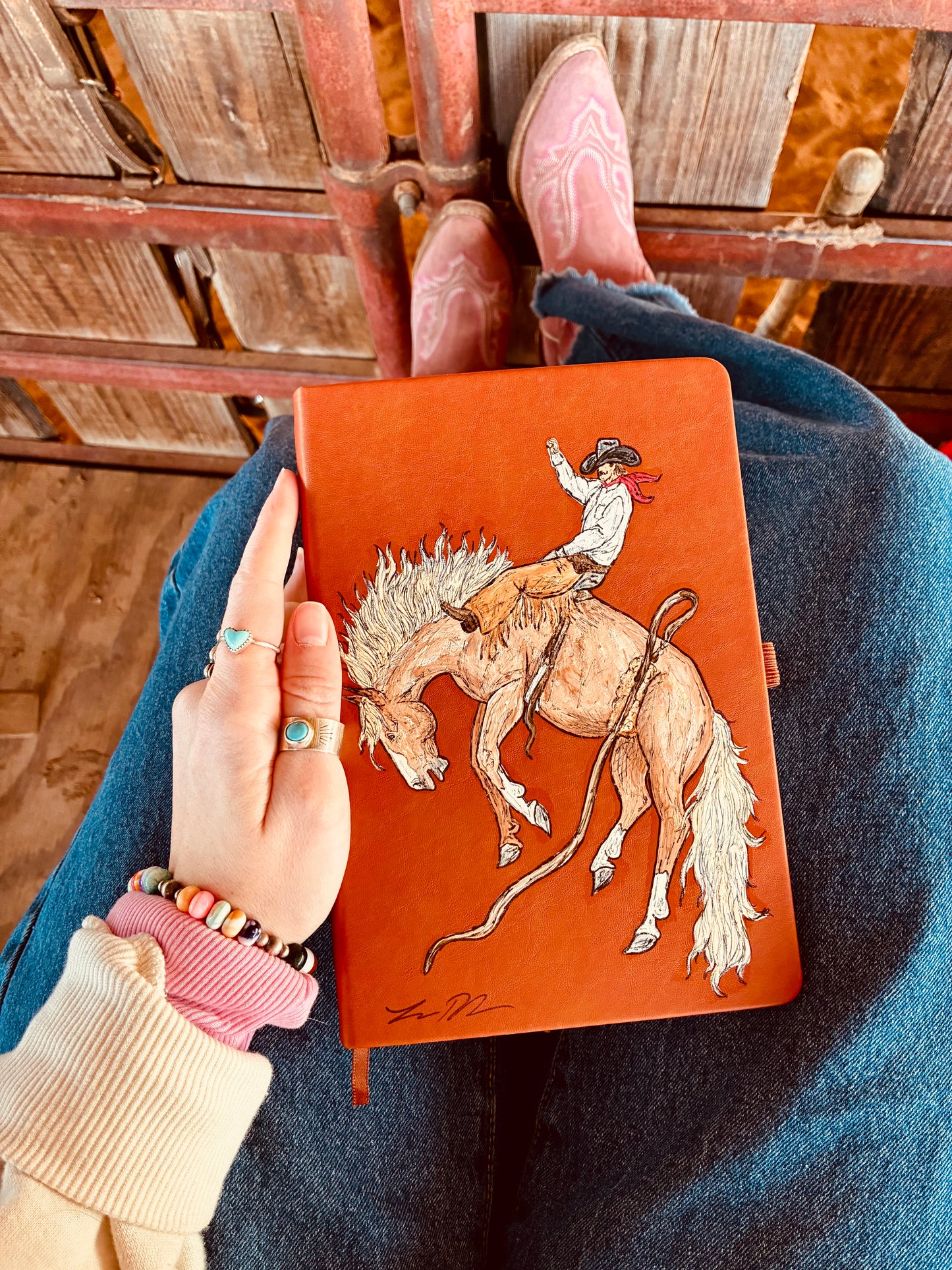 Bareback Blank Notebook