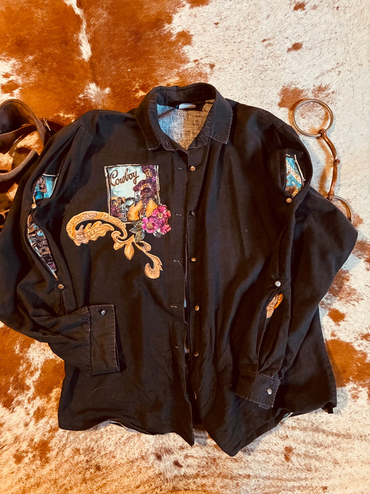 Women’s Vintage Roper Shirt Large