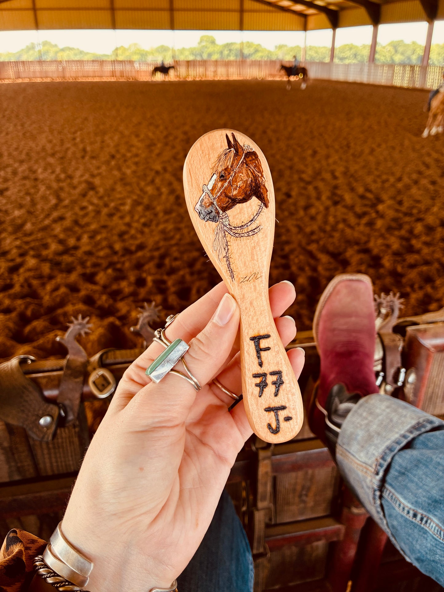 Beth Wooden Baby Hair Brush