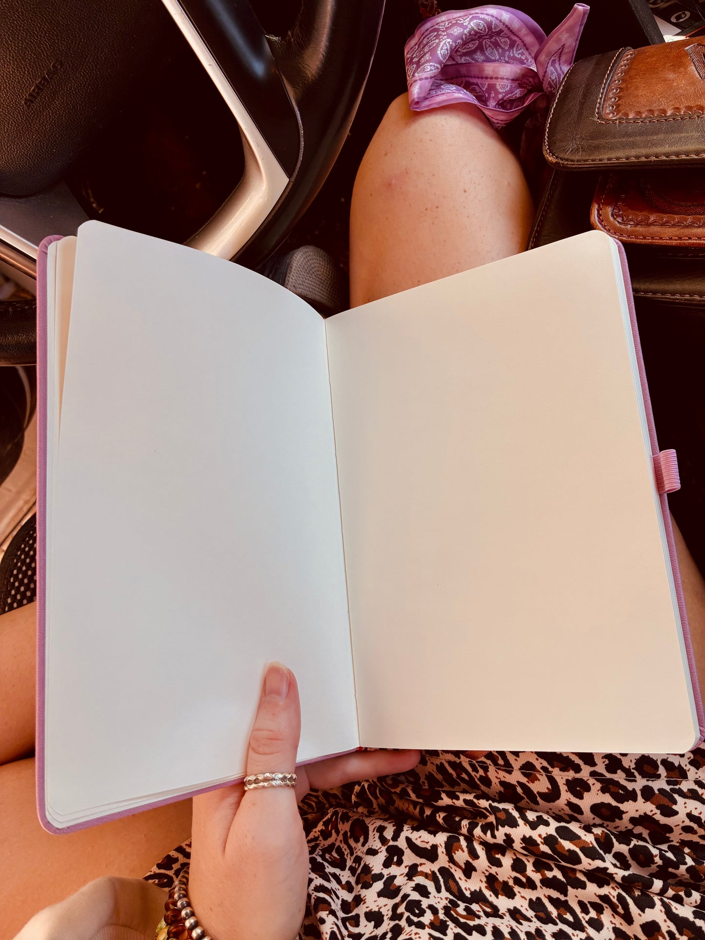 Charlotte Purple Blank Notebook