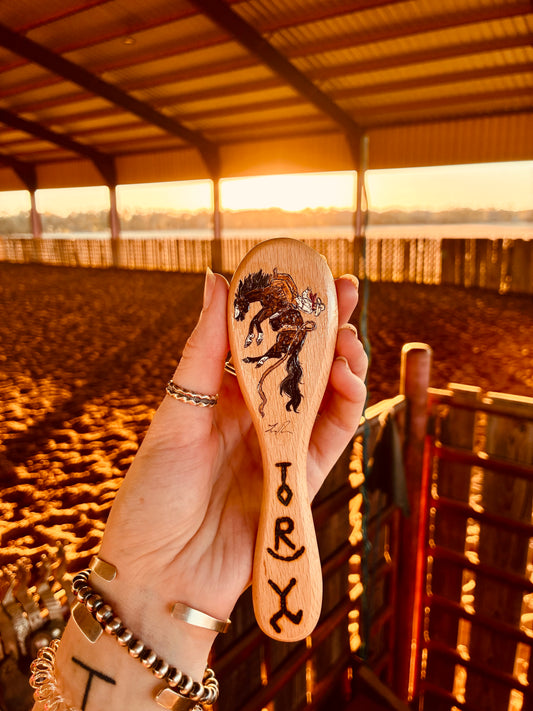 Buster Wooden Baby Hair Brush