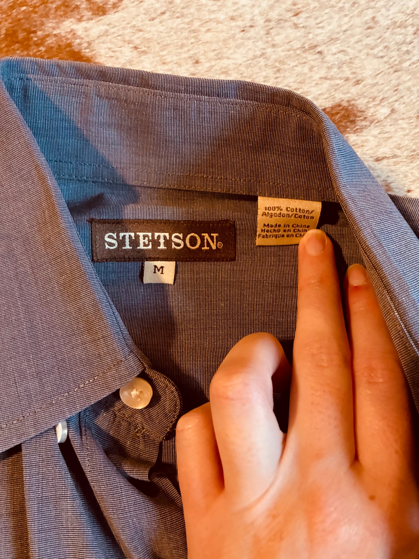 Men’s Stetson Button Up Medium