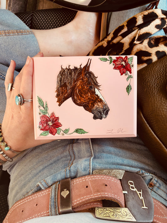 Millie HANDPAINTED Jewelry Music Box
