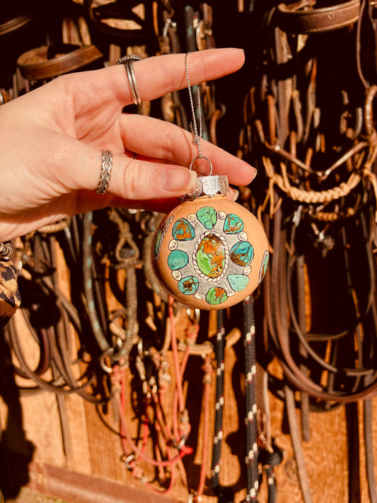 Snazzy Small HANDPAINTED Ornament