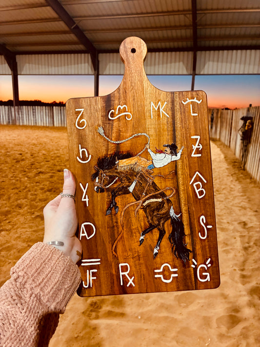 Bronc Wooden Cutting Board