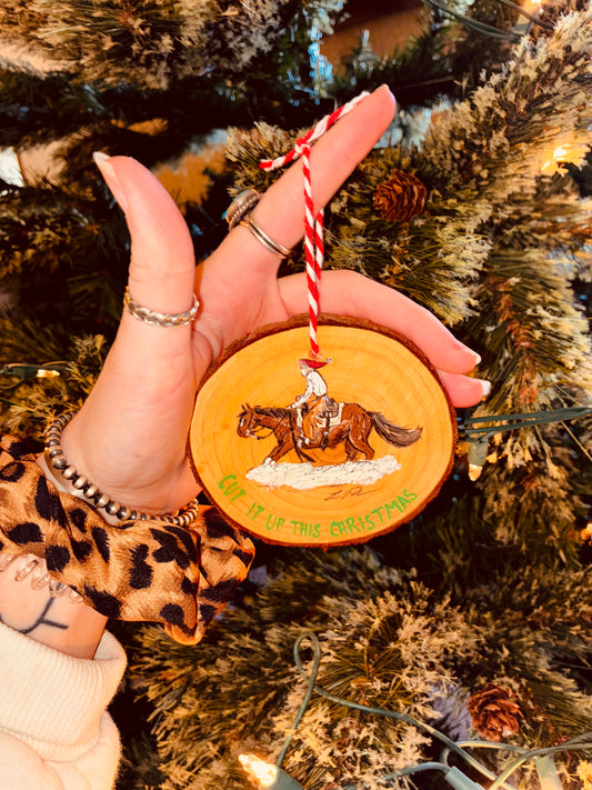 Cut It Wood Ornament