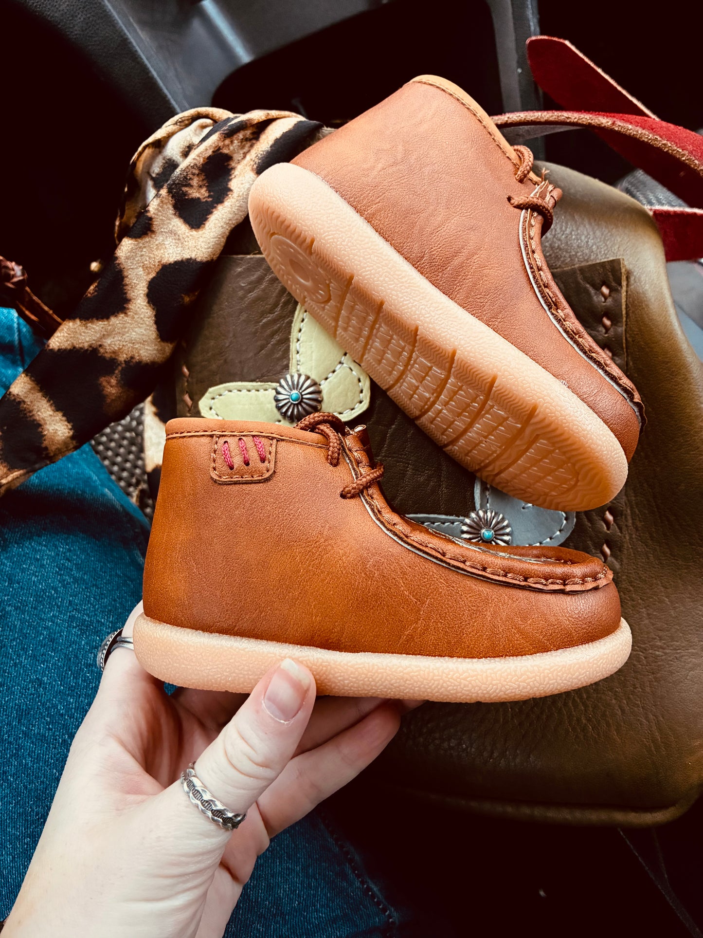 Coy Brown Baby Moccasins 15-18Months