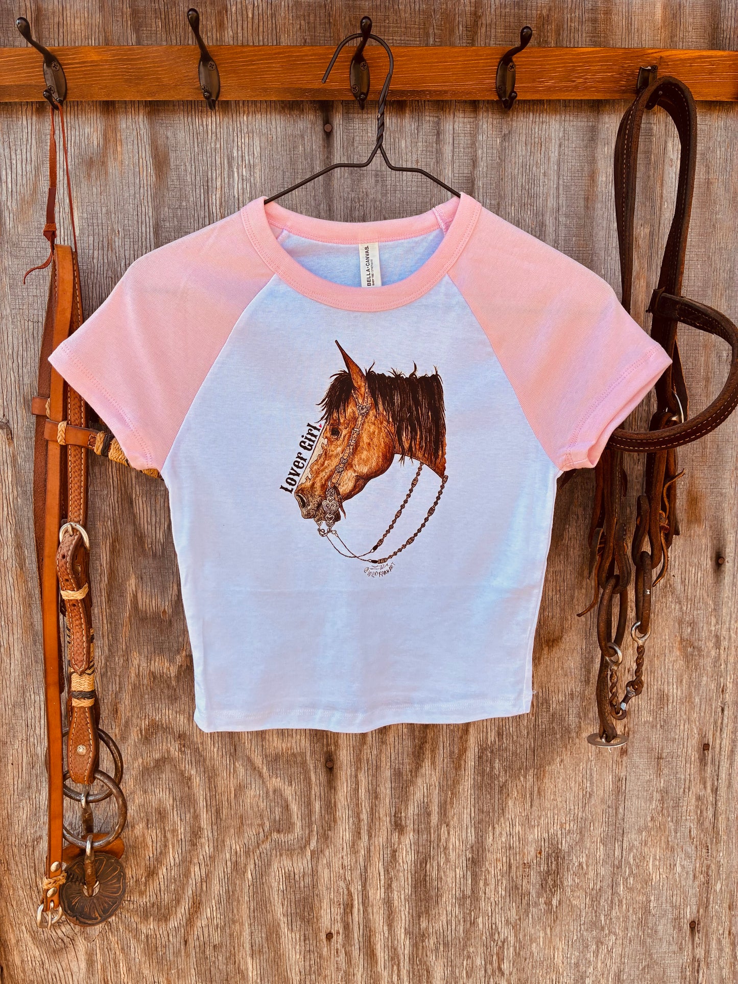 Lover Girl Pink Baby Tee