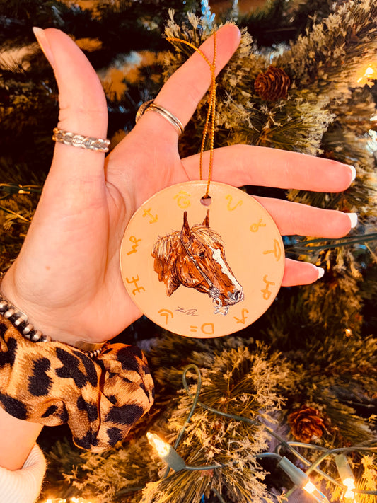 Bright Hanpainted Ornament