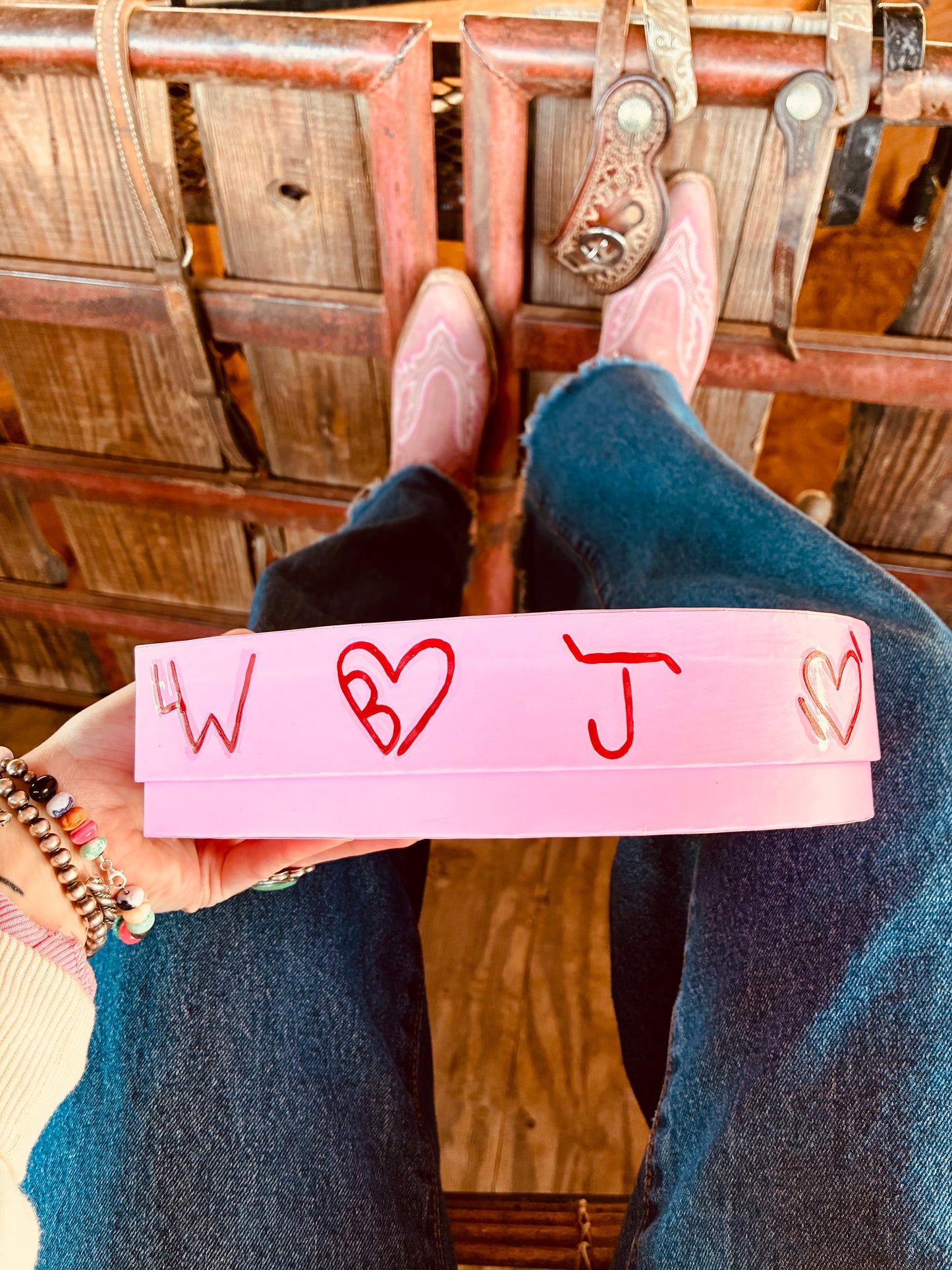 Clementine Handpainted Valentine’s Box