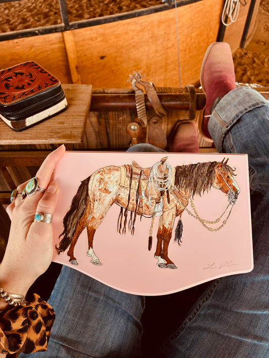 Wynonna HANDPAINTED Wooden Jewelry Music Box