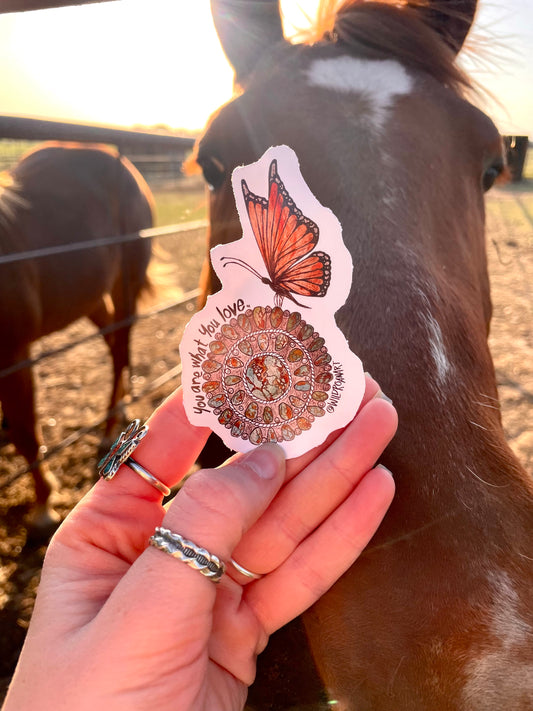 What You Love Sticker