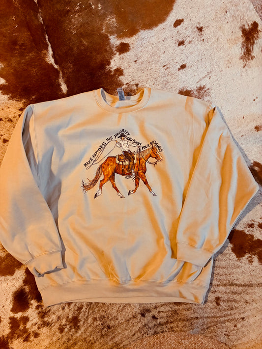 DISCOUNTED Tan Crewneck XL