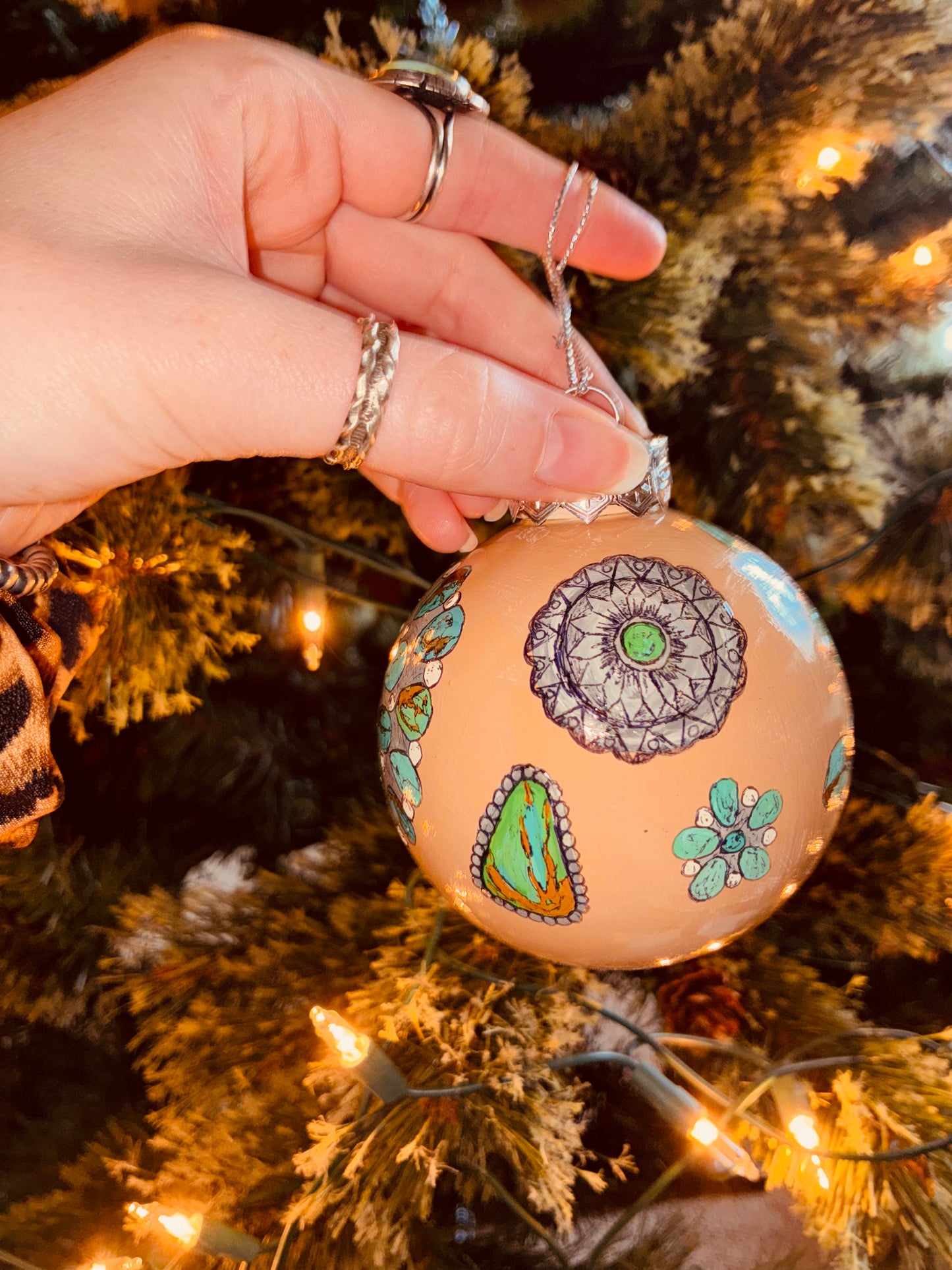 Marnie Large HANDPAINTED Ornament