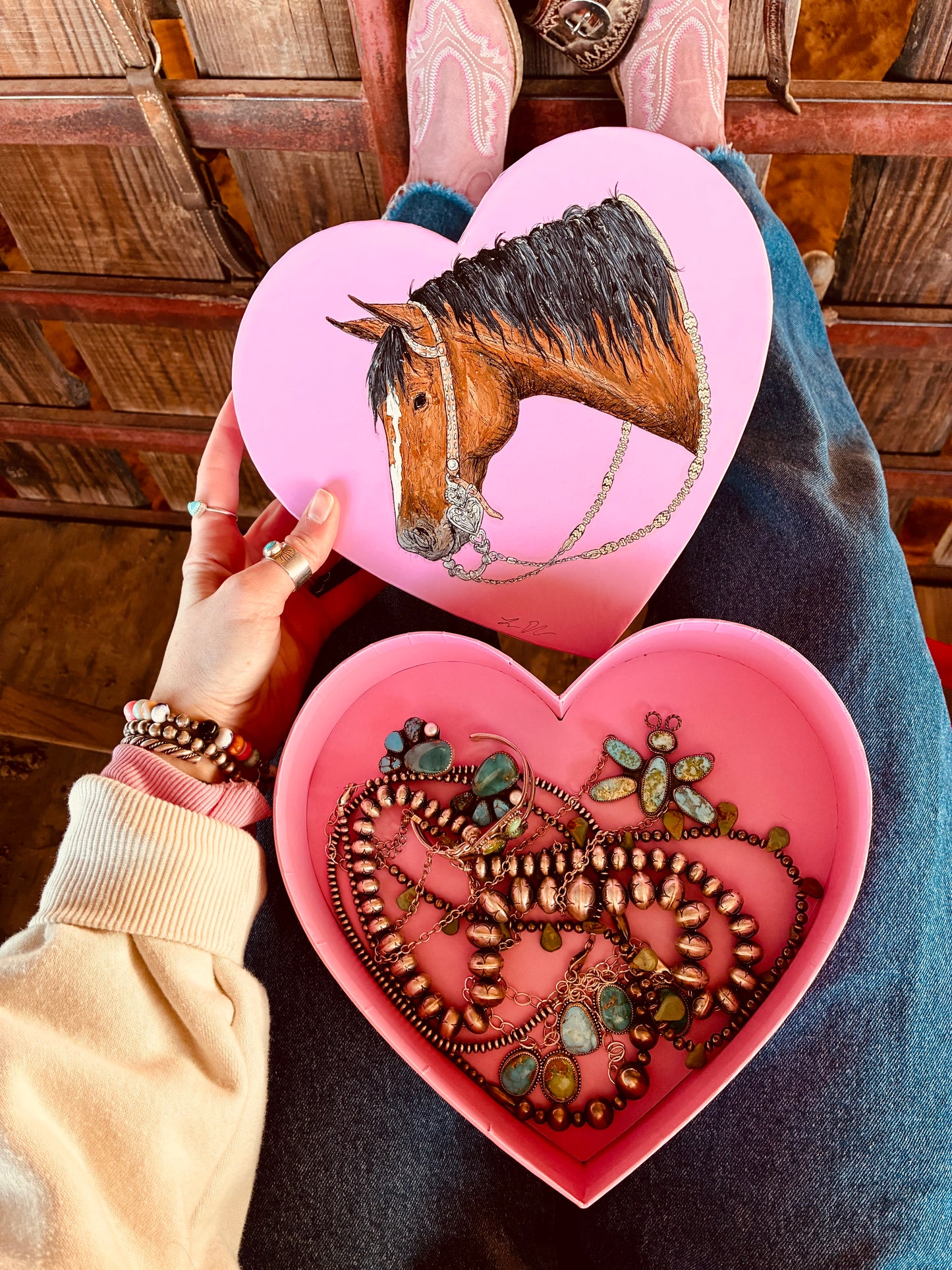 Appaloosa Handpainted Valentine’s Box