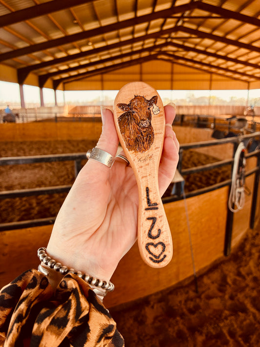 Angus Wooden Baby Hair Brush