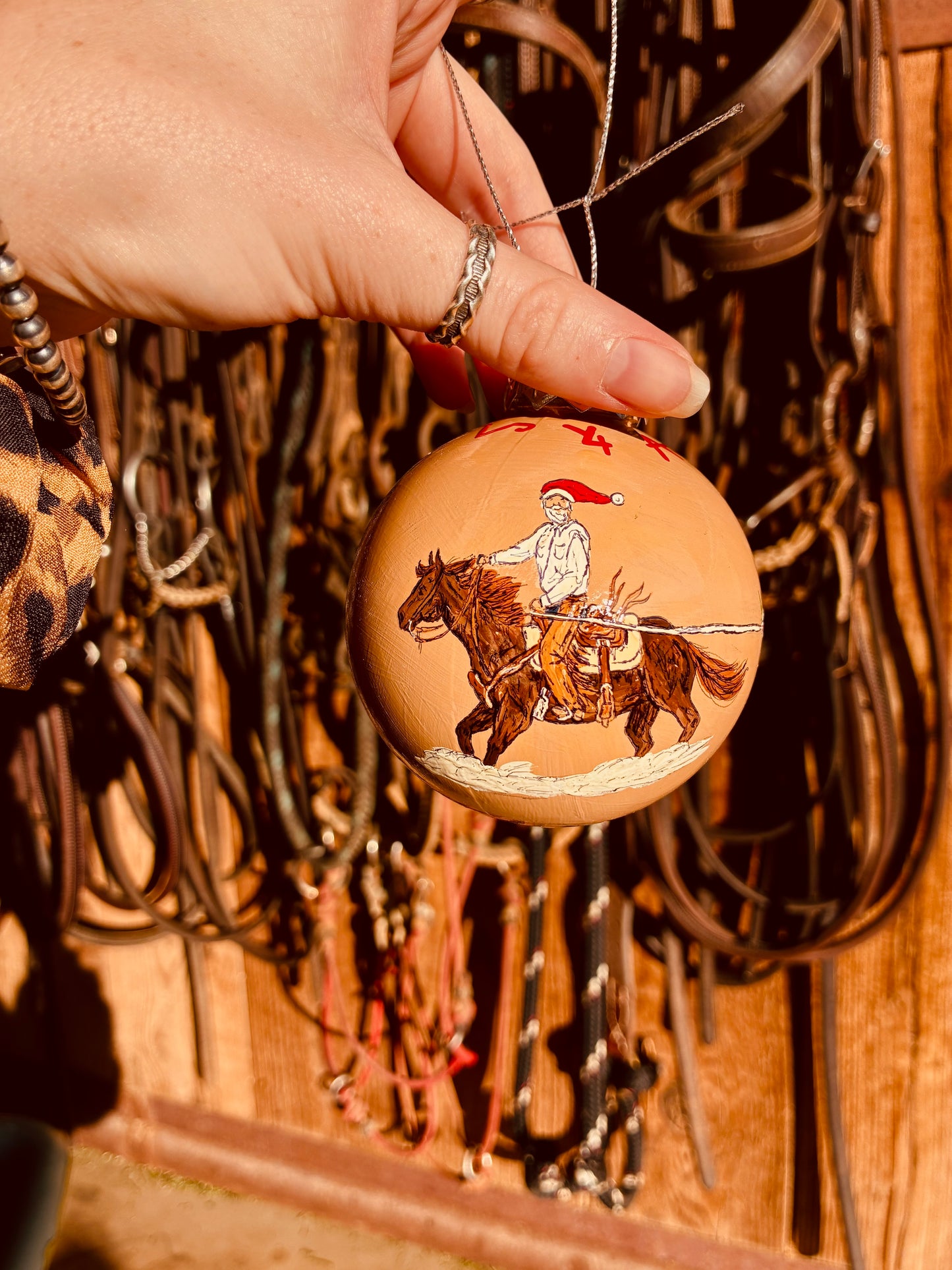 Perfect Tree Large HANDPAINTED Ornament