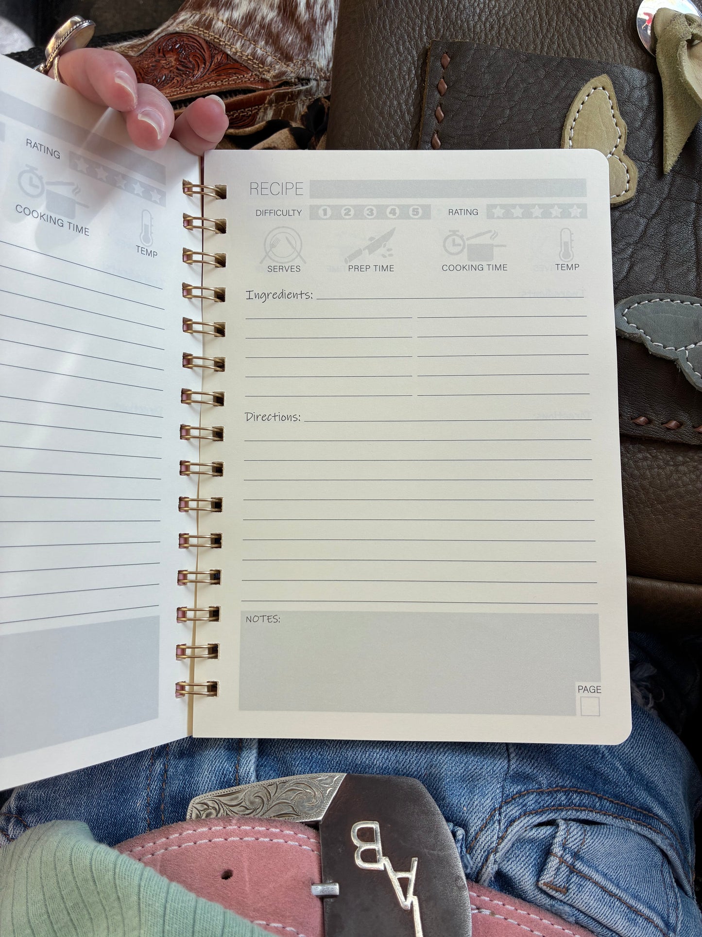 Saddle Pink Recipe Book