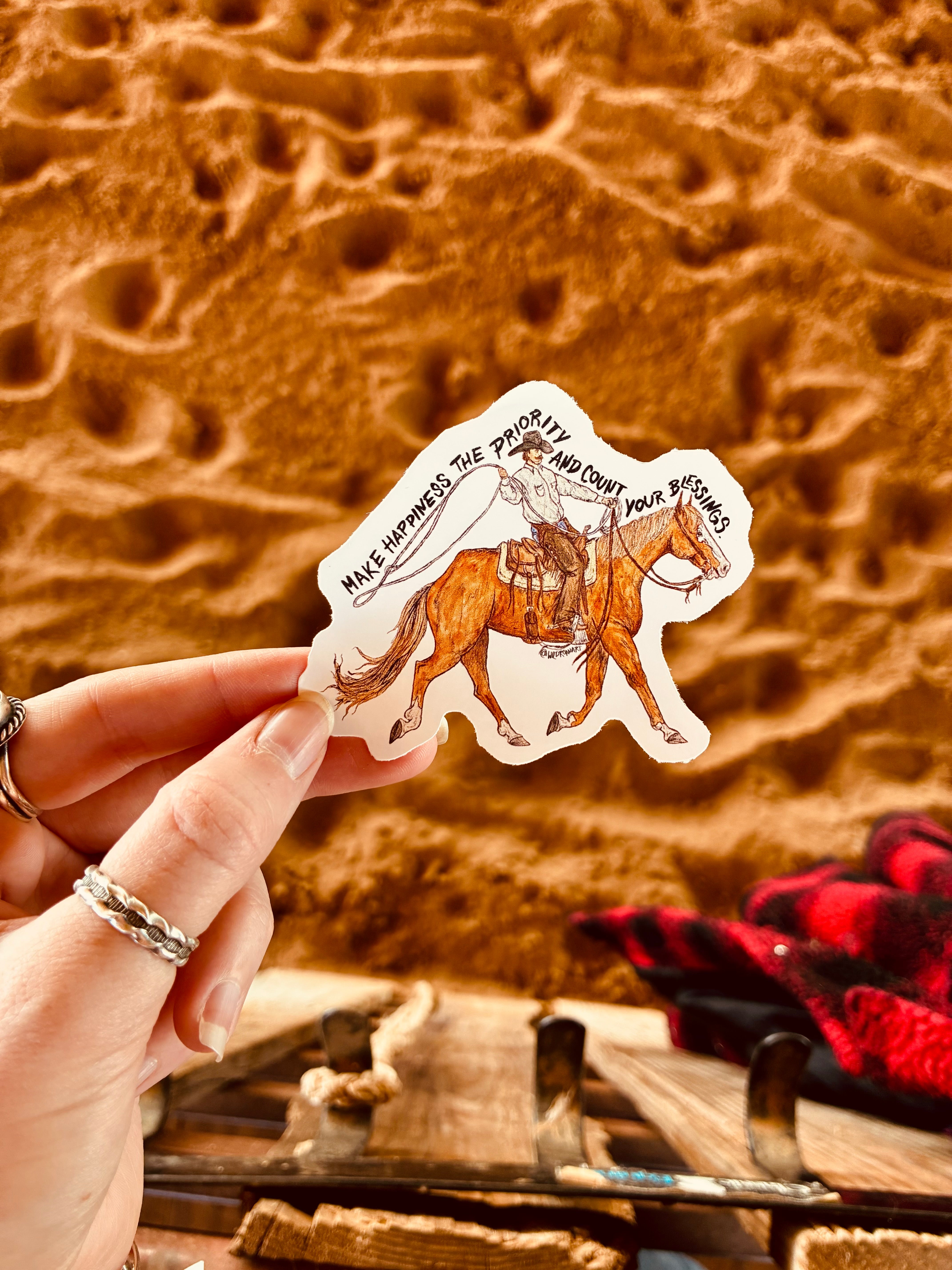 Priority Sticker – Wild Roan Art