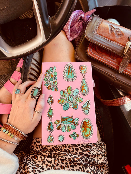 Jewel Undated Pink Planner