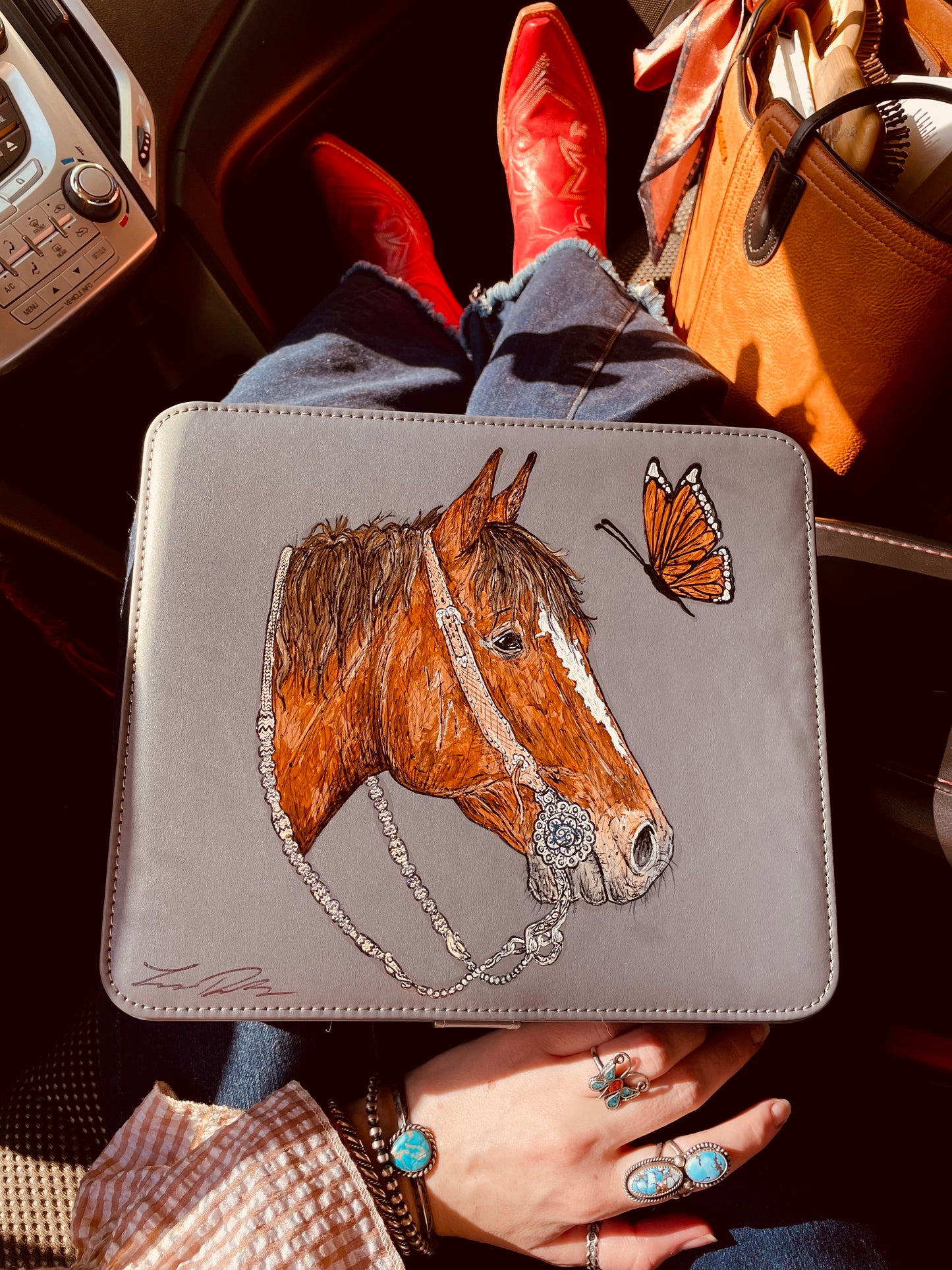 Delta Dawn Large Jewelry Case