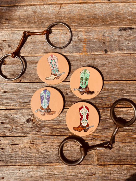 Made For Walking Handpainted Coasters