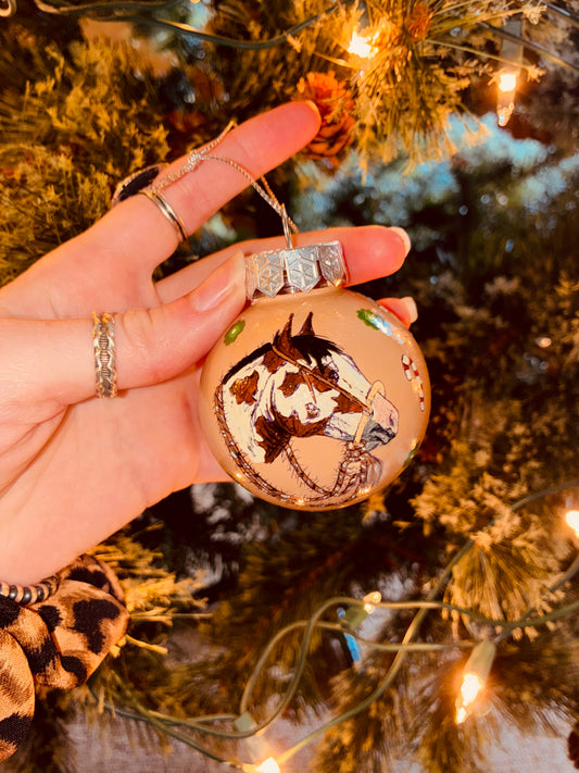 Candy Cane Small HANDPAINTED Ornament